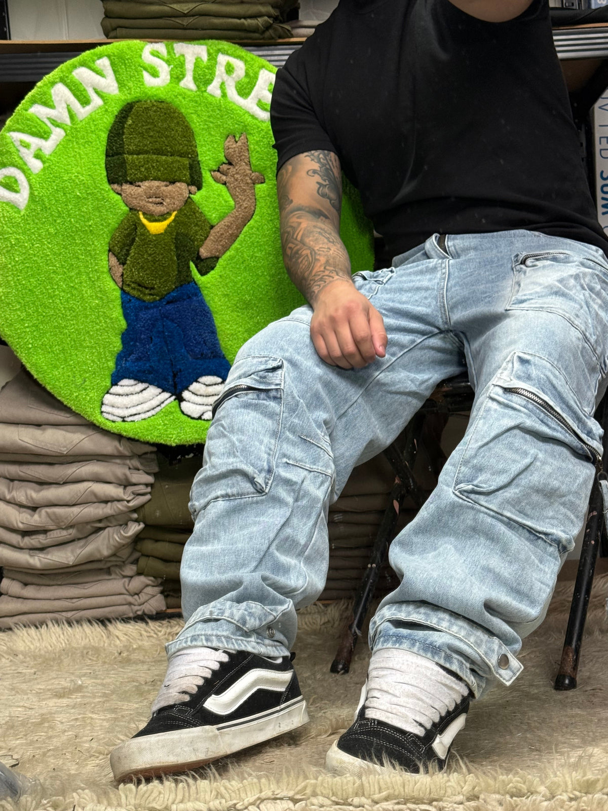 JEANS MULTICARGO CLARO