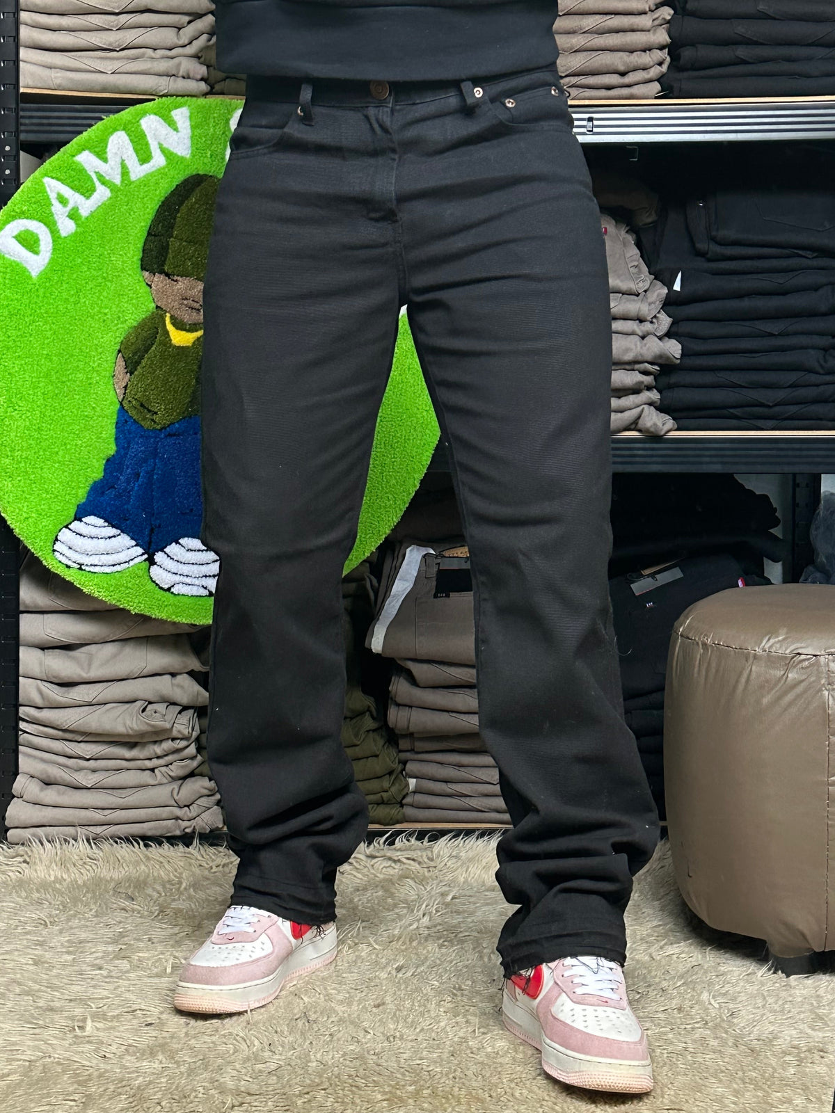 JEANS FLARE NEGRO
