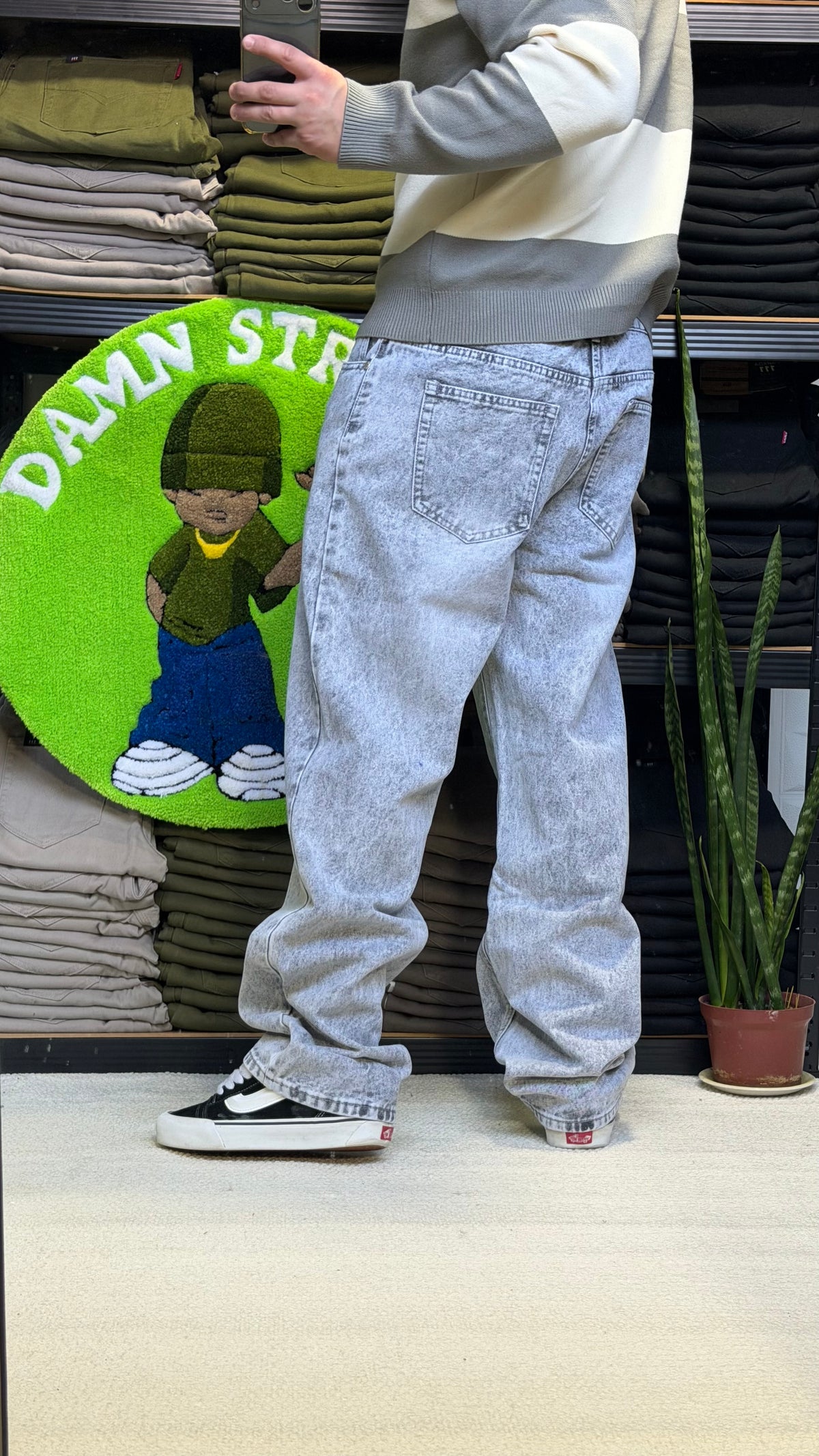 JEANS BAGGY GRIS