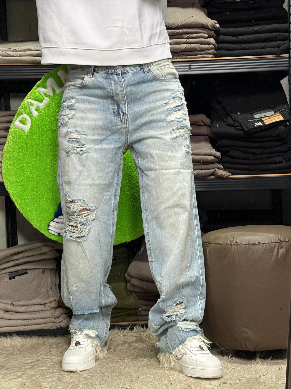 JEANS FLARE RASGADO