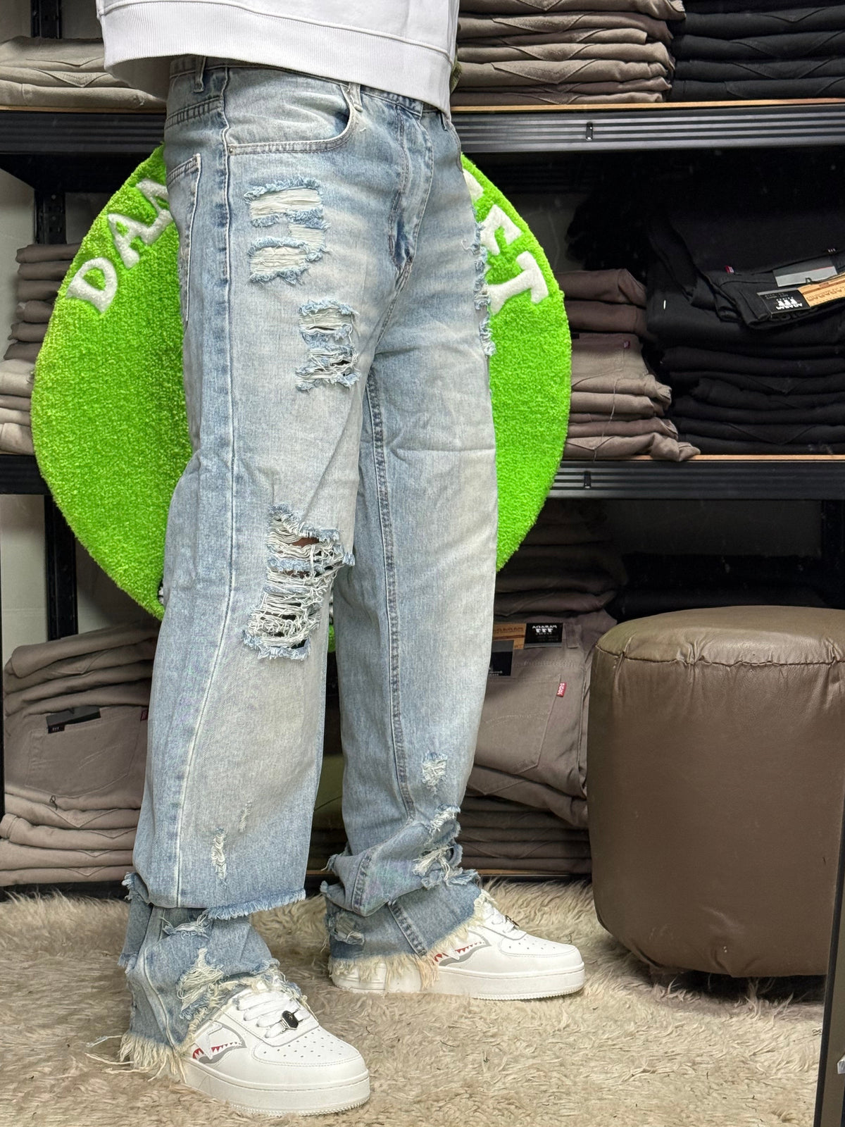 JEANS FLARE RASGADO