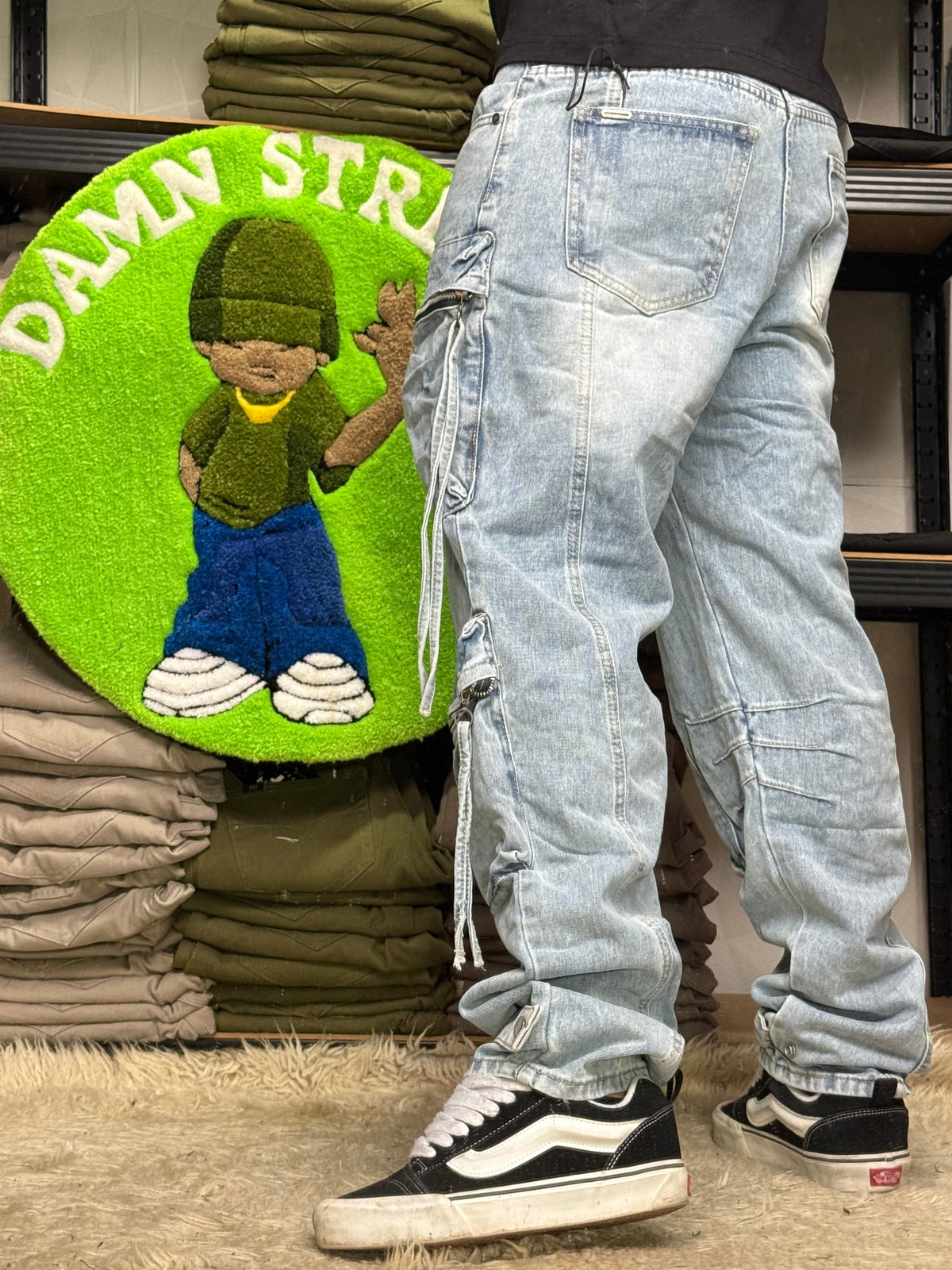 JEANS MULTICARGO CLARO