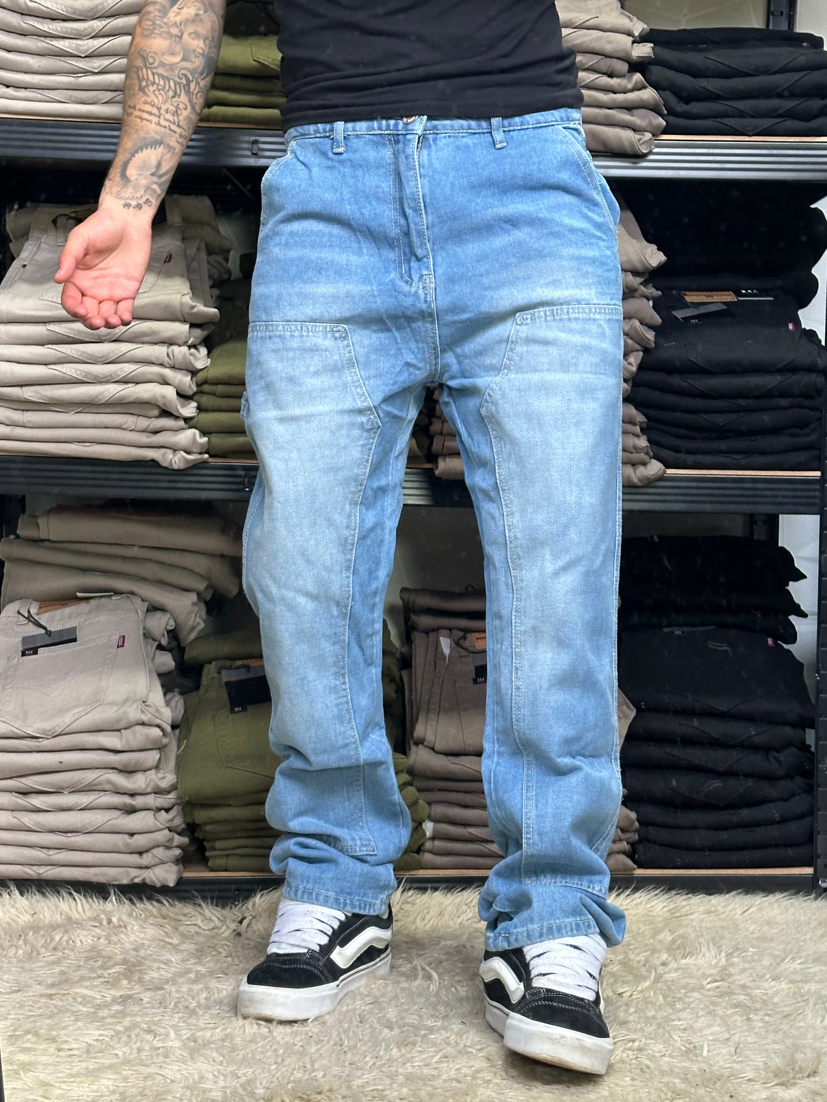 JEANS DOBLERODILLA CELESTE
