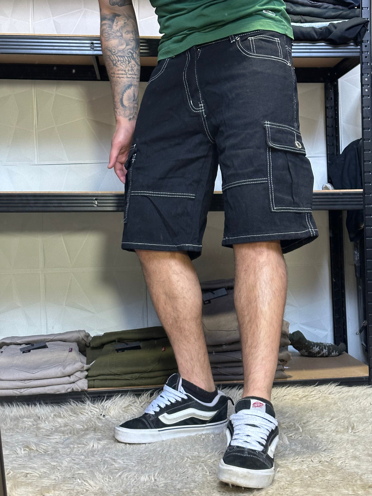 SHORT COSTURA NEGRO