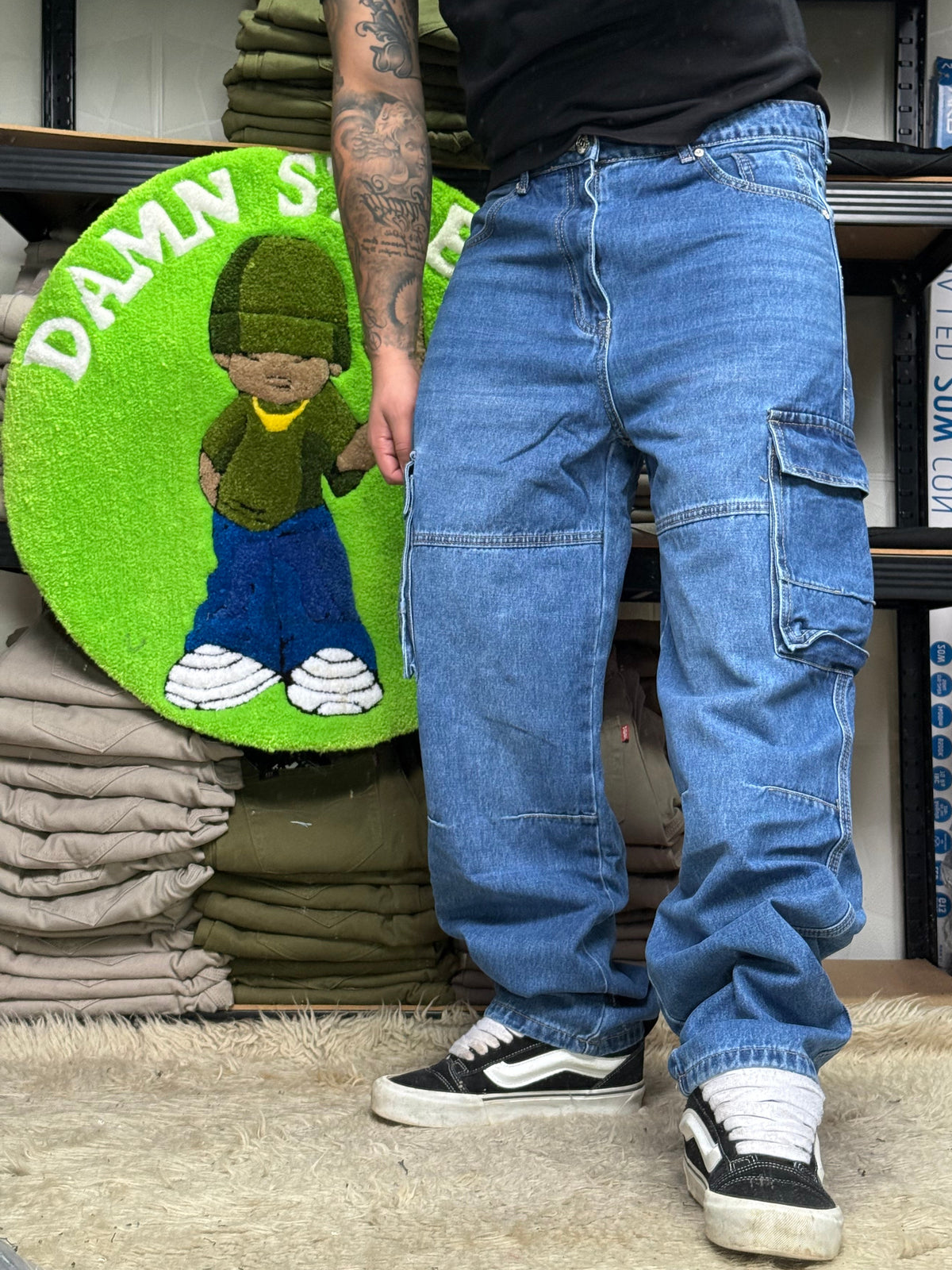 JEANS CARGO AZUL 2.0