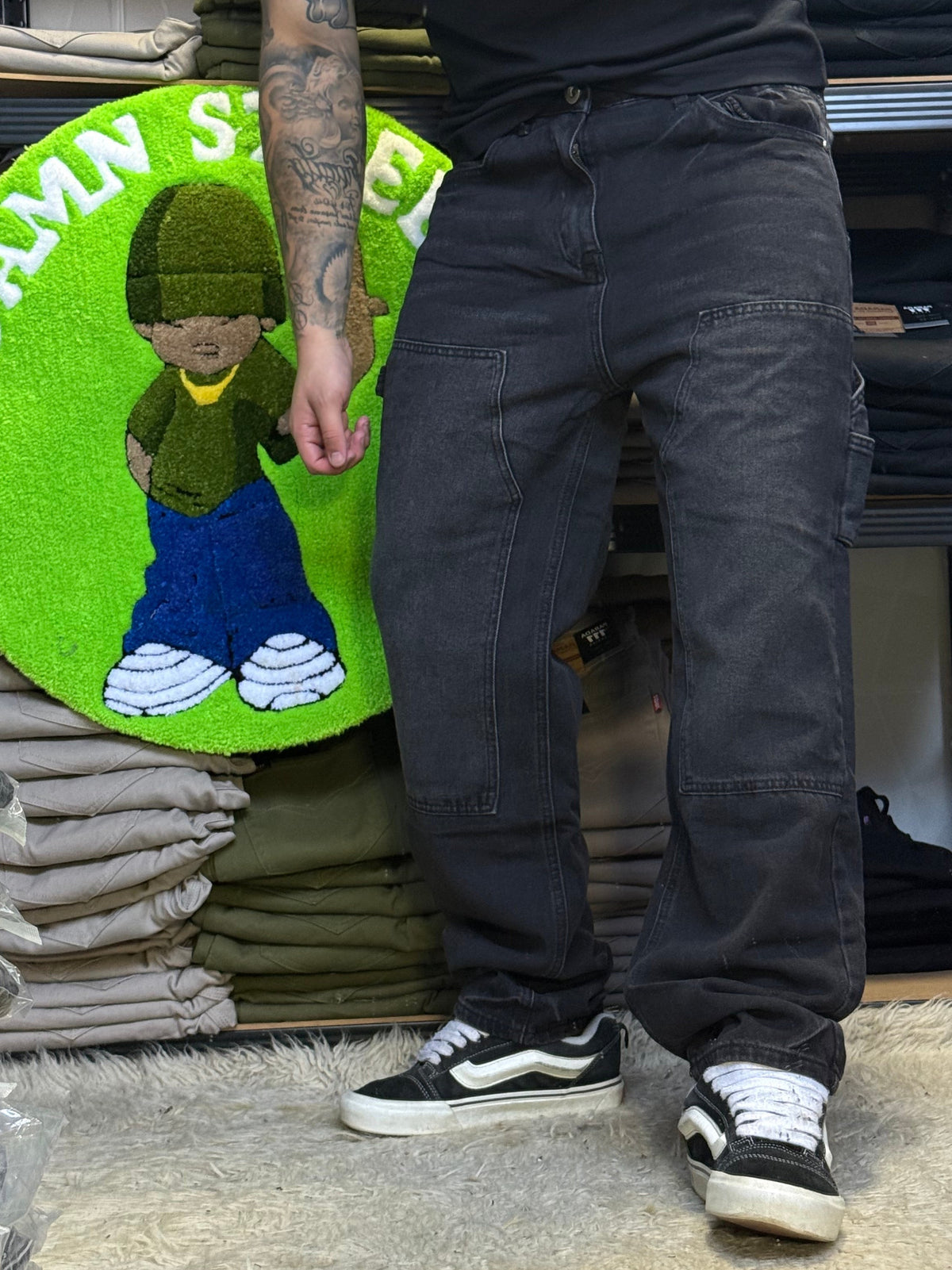 JEANS CARPINTERO NEGRO