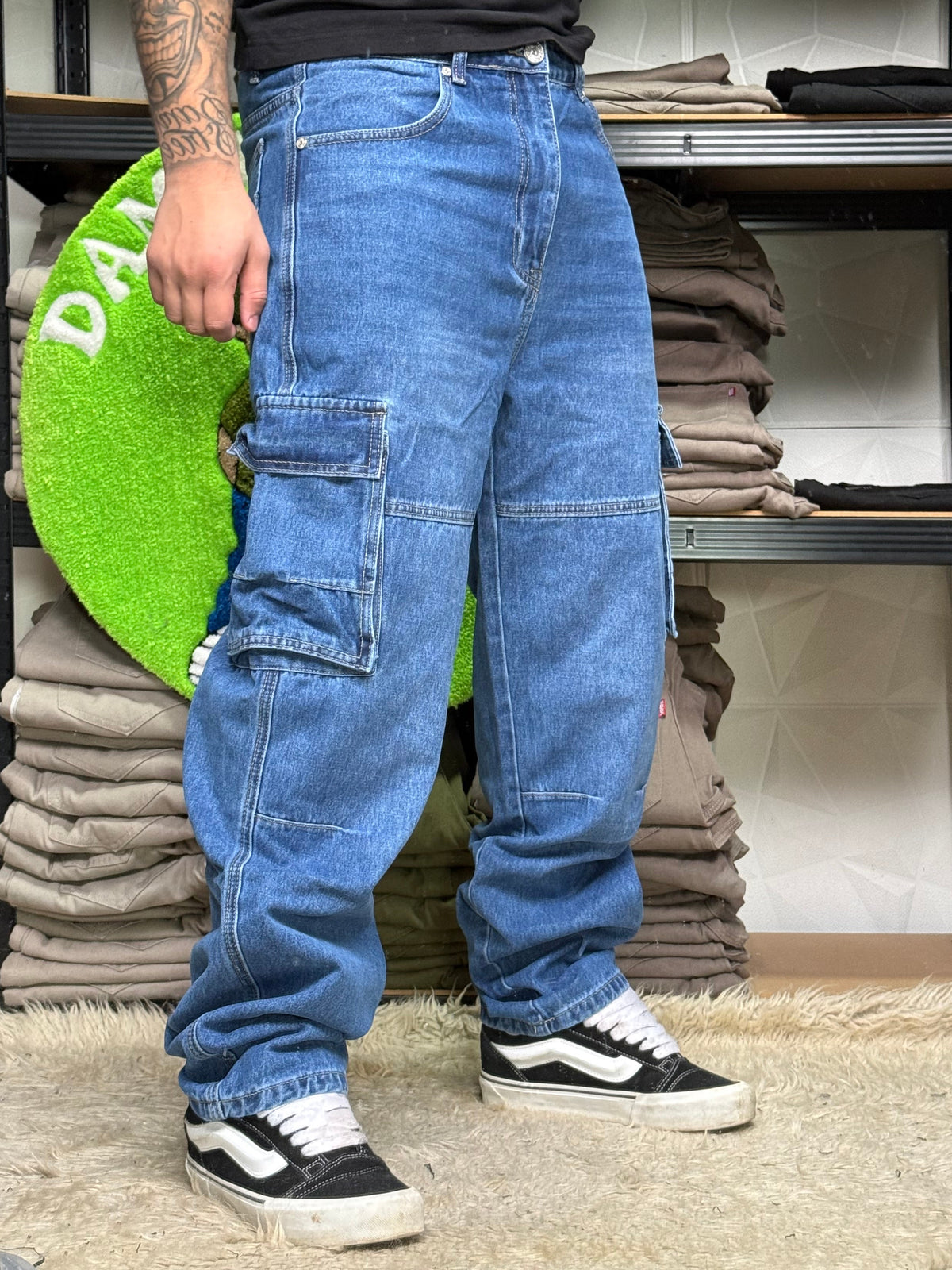 JEANS CARGO AZUL 2.0