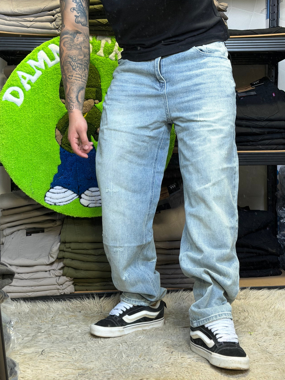 JEANS MOM CLARO