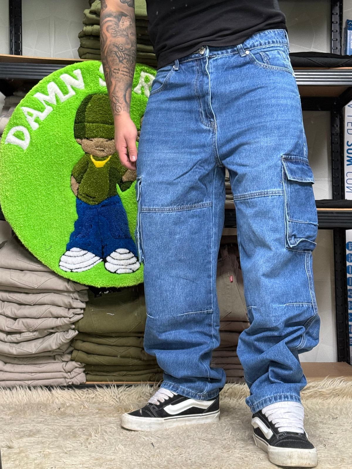 JEANS CARGO AZUL 2.0