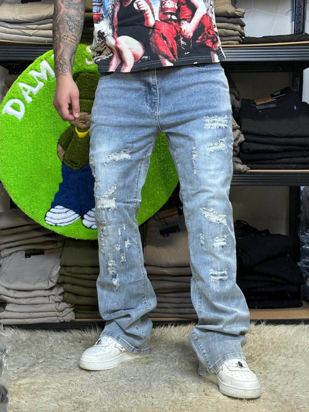 FLARE JEANS LIGHT BLUE